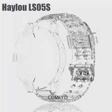 Браслет 2в1 для Смарт-часов Haylou LS05S band Силиконовый Прозрачный Браслет Ремешки Haylou RT Case Cover Shell protector