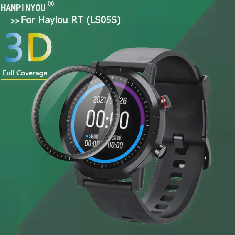 Для смарт-часов Haylou RT LS05S /RS3 LS04 Полное покрытие 3D Изогнутое Покрытие Мягкая Пленка PMMA PET Для Защиты экрана -Не Закаленное Стекло-0