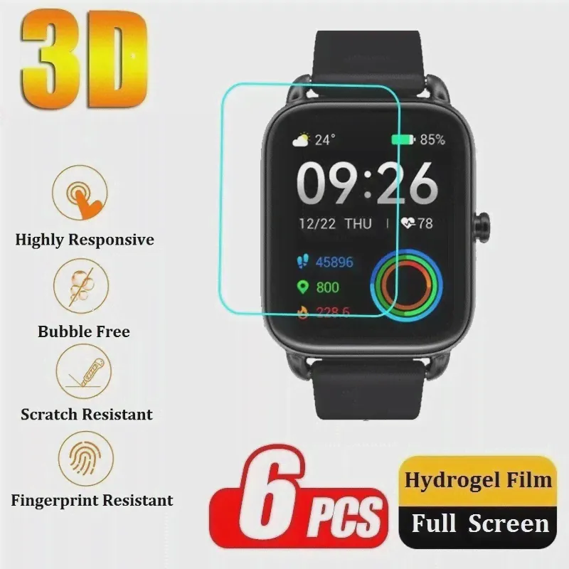 Защитная пленка на экран Haylou RS4 Plus для Haylou LS02 LS01 LS09 GST (не стеклянная) Гидрогелевая пленка-фольга-0