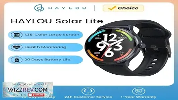 HAYLOU Solar Lite Smart Watch 100+ Workout Modes Smartwatch Heart Rate Blood Review
