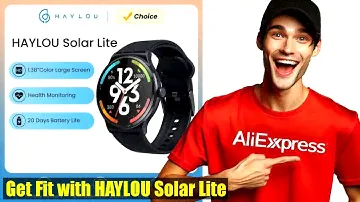 Revolutionize Your Health and Fitness with the HAYLOU Solar Lite Smart Watch - The Ultimate
