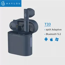 Беспроводные наушники HAYLOU T33 MoriPods Qualcomm QCC3040 HIFI TWS Bluetooth V5.2 наушники AAC 4 микрофона шумоподавляющие наушники (art.: 3920bd78af040)