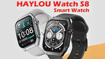 HAYLOU Watch S8 Smart Watch 1.96'' AMOLED Curved Screen Smartwatch Bluetooth Call AI Vioce Assistant