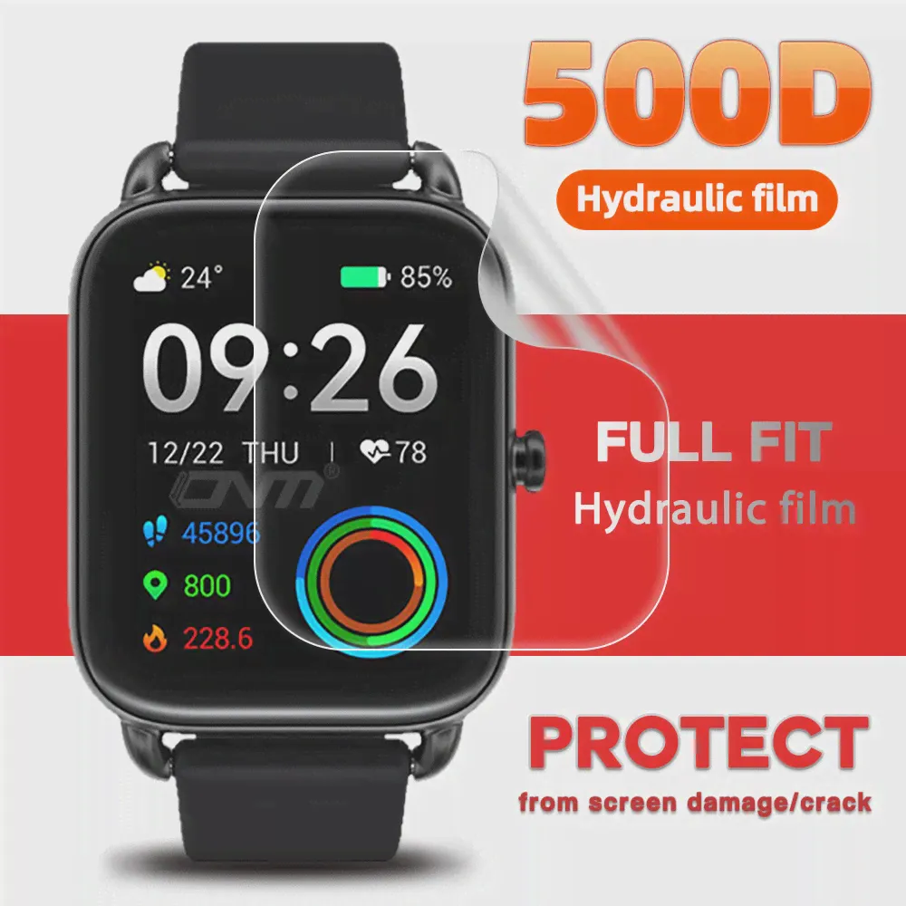 500D Мягкая Защитная пленка для экрана Haylou RS4 Plus LS11 LS12 RT2 LS10 GST LS09B Из ТПУ, Аксессуары Для Защитной пленки, Не стекло-0
