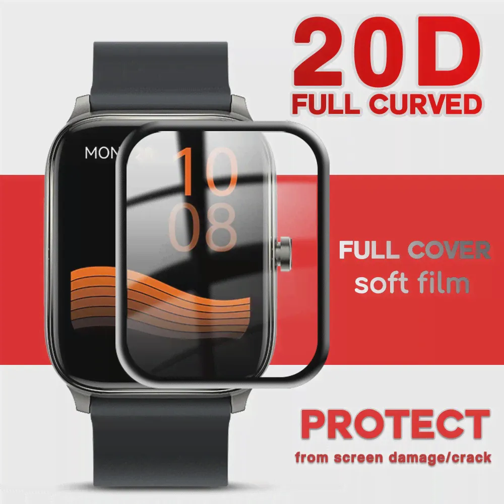 2 Шт. Защитная пленка для экрана Haylou GST RT2 RS4 RS3 Plus Solar LS05S LS05 LS02 LS04 LS09B LS10 Smartwatch Защитная Пленка Не Стекло-0